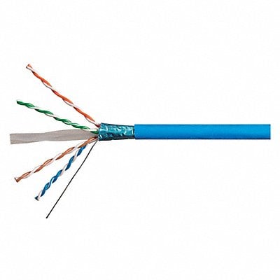 Data Cable Cat 5e 24 AWG 1000ft Blue MPN:18617