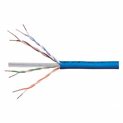 Data Cable Cat 6A 23 AWG 1000ft Blue MPN:21794