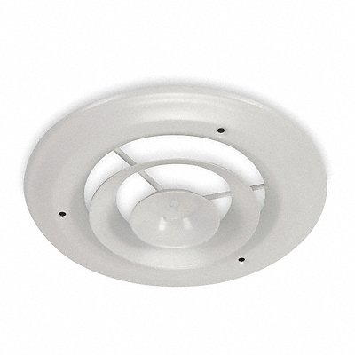 Ceiling Diffuser Round Duct Size 8 Wht MPN:4JRK9