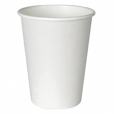 Disp Hot Cup 8 oz White Paper PK1000 MPN:2338W