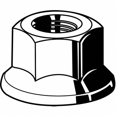 Locknut 1/2 -13 Phos Stl 3/4 25PK MPN:U12120.050.0001