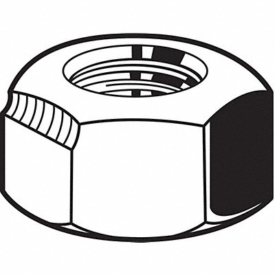 Locknut 1/4 -20 Znc Stl 7/16x9/32 100PK MPN:U12910.025.0001