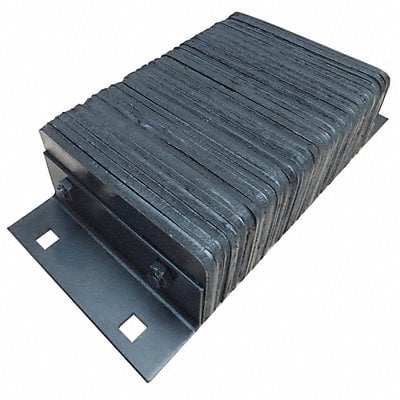 Dock Bumper 20x4-1/2x10 in Rubber MPN:22NT83