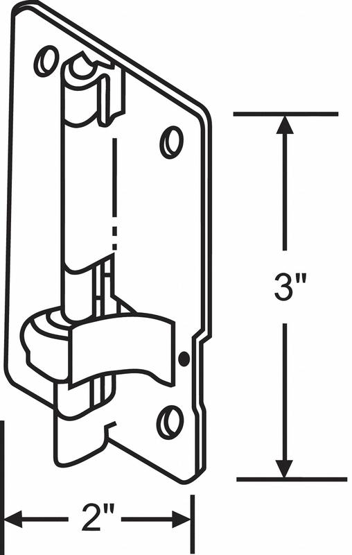 Door Hinge Steel 30.0 lb Load Cap. MPN:8-230