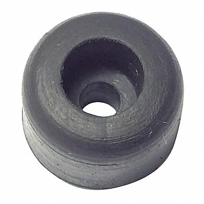 Bumper 1/2 in Black Rubber PK25 MPN:1670-017