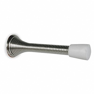 Door Stop Spring Chrome L 3 1/8 In MPN:1XNL8