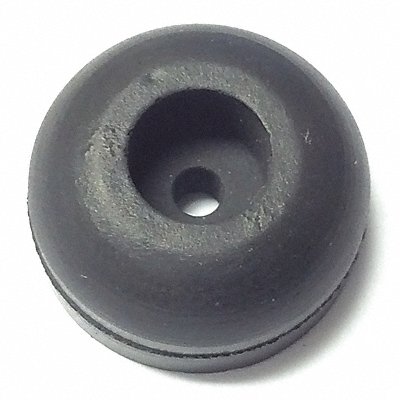 Bumper 5/8 in Black Rubber PK25 MPN:208-017