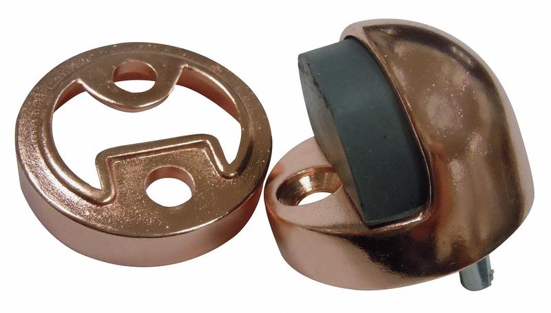 Dome Door Stop Floor-Mount Satin Bronze MPN:33J815