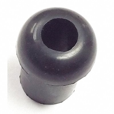 Bumper 1/2 in Black Rubber PK25 MPN:628-034S