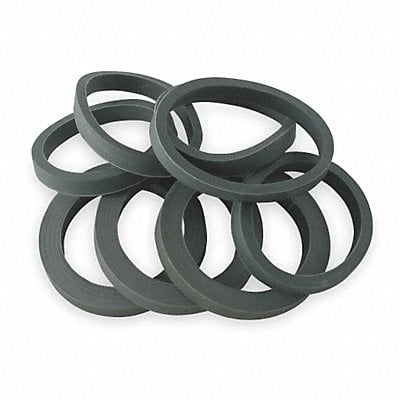 Rubber Washer Assortment Rubber Gray PK8 MPN:1PNW3