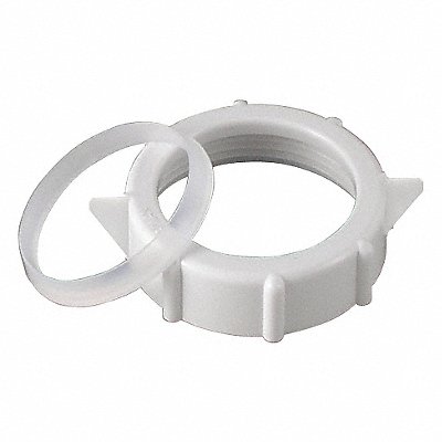 Slip Nut Plastic Pipe Dia 1 1/4 In PK10 MPN:1PPB6