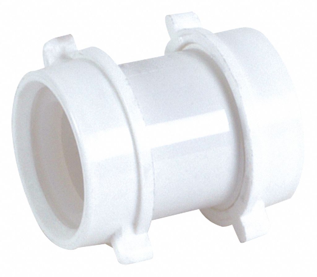 Coupling White Drain Slip Connection MPN:35331