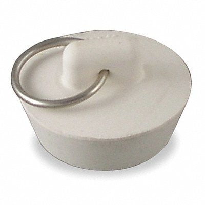 DrainStopper Dia 1-1/8 to1-1/4 Wht PK5 MPN:1PPH3