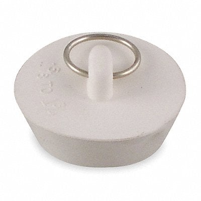 DrainStopper Dia 1-5/8 to1-3/4 Wht PK5 MPN:1PPH5