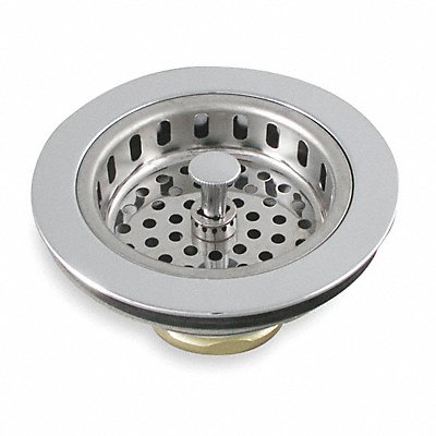 SinkStrainer D3-1/2 to4 Brass Chrome MPN:1PPF4