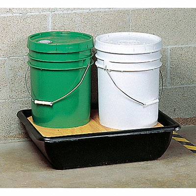 Pail Spill Cntnmnt Pallet 2 Drum MPN:9JW86