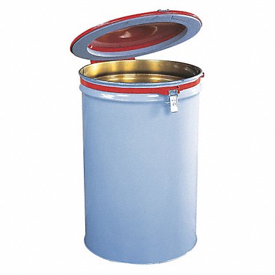 Drum Cover Red Steel 55 gal MPN:26752