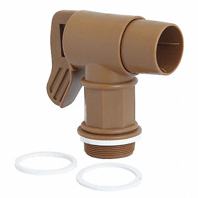 Drum Tap Polyethylene Brown NPT MPN:2