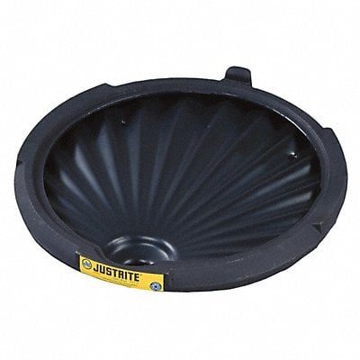 DrumFunnelw/outSpout Black PE Unthreaded MPN:28689