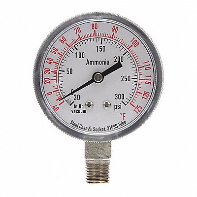 Example of GoVets Dual Scale Temperature and Pressure Gauges category