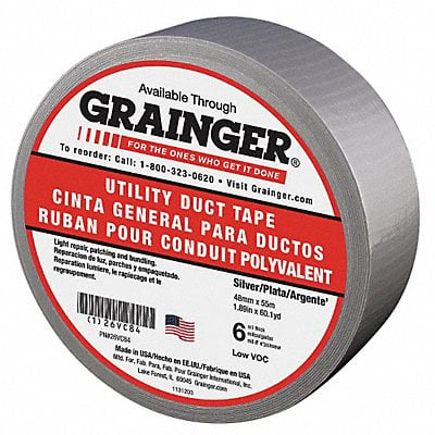 Duct Tape Gray 1 7/8 in x 60 yd 6 mil MPN:26VC84