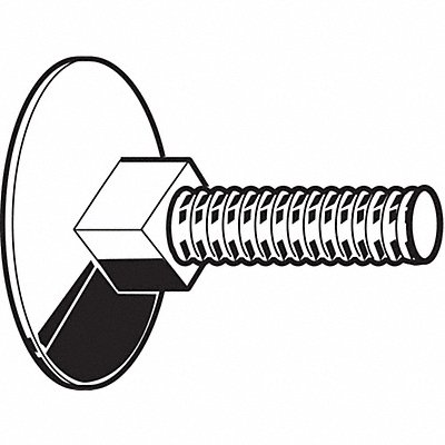 Elevator Bolt L 3/4 in 1/4 -20 PK50 MPN:U08360.025.0075