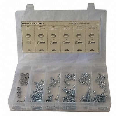 Fastener Assort Phillips 84pcs Steel MPN:CPS1NB13GR