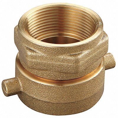 Fire Hose Adapter 2-1/2 NPT 2-1/2 NST MPN:6AKD6