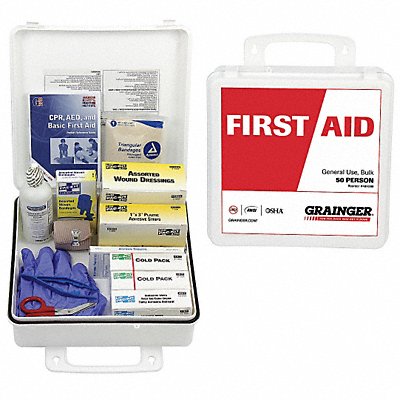 First Aid Kit First Aid 195 pcs. MPN:54625