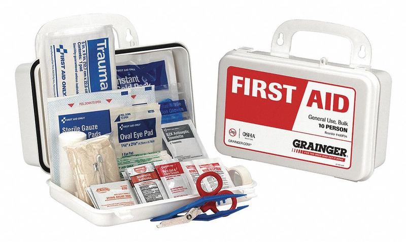 First Aid Kit Plastic 5 H x 3 W MPN:59287