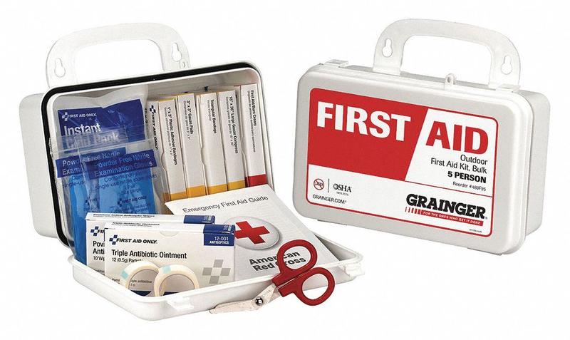 First Aid Kit Plastic 5 H x 3 W MPN:59290