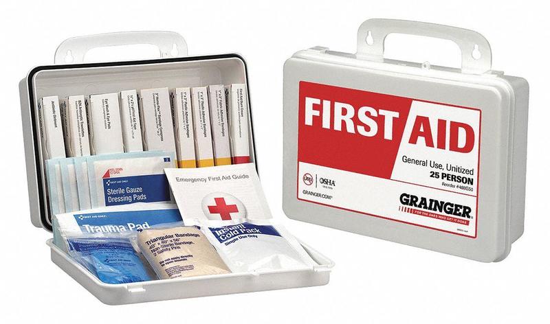 First Aid Kit General Purpose Plastic MPN:59474