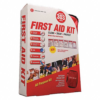 First Aid Kit Industrial 303 Components MPN:9999-2303