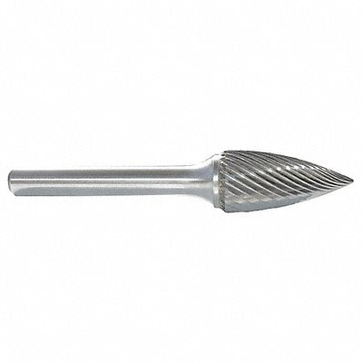 Flame Bur 1/8 Carbide Single Cut MPN:310-002637