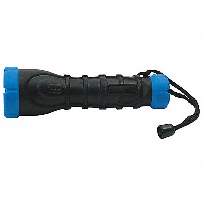 Handheld Flashlight Rubber Black 100lm MPN:5RHP7