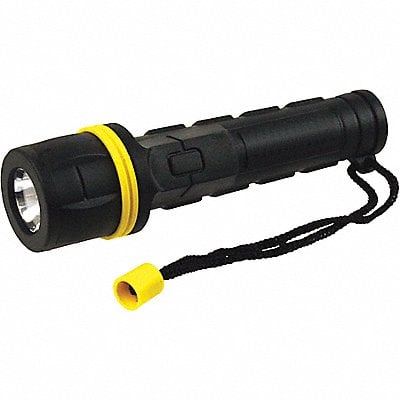 Handheld Flashlight Rubber Black 20lm MPN:5RHT3