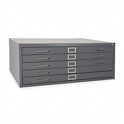 Cabinet Flat File 5 Drawer Gray MPN:2CLC3