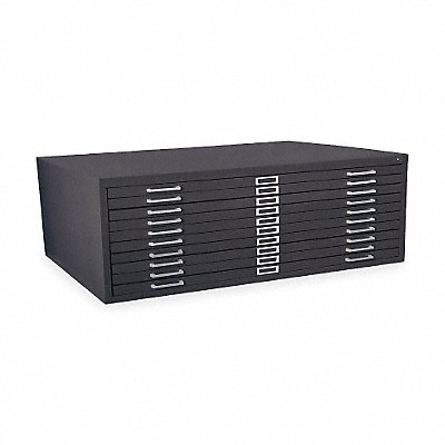 Cabinet Flat File 10 Drawer Black MPN:2CLC5