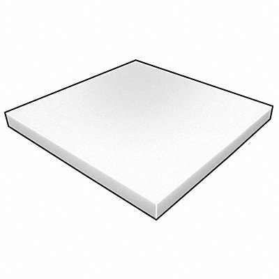 Polyethylene Sheet L 12 in White MPN:5GCK8