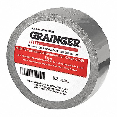 Foil Tape 1/2 in x 36 yd Aluminum PK72 MPN:TC955