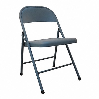 Folding Chair Steel Blue 300 lb. MPN:13V424