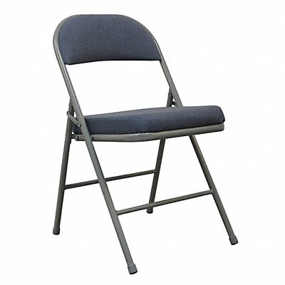 Folding Chair Blue/Gray 300 lb. MPN:13V427