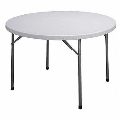 Folding Table Round Polyethylene 60 Dia MPN:12F628