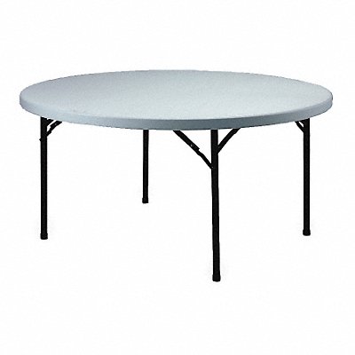 Folding Table Round Polyethylene 60 Dia MPN:4NHN3