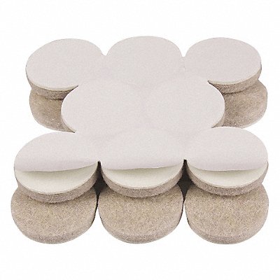 Felt Pads Self-Stick Round 1 PK16 MPN:10J989