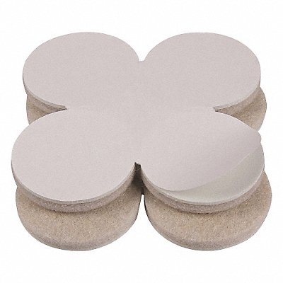 Felt Pads Self-Stick Round 1-1/2 PK8 MPN:10J990