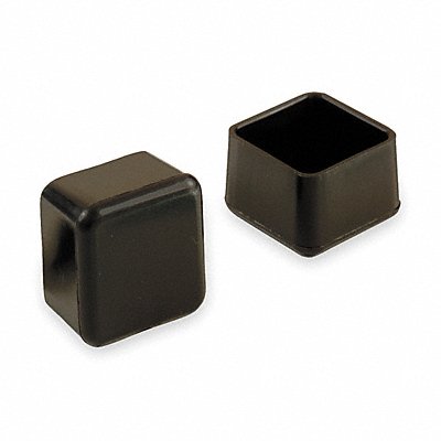 Protective Leg Tips Slip-On Square PK24 MPN:6J576