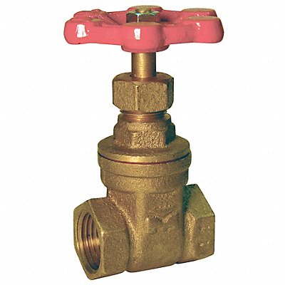 Gate Valve Brass 3/8 In Brass MPN:6TWJ7