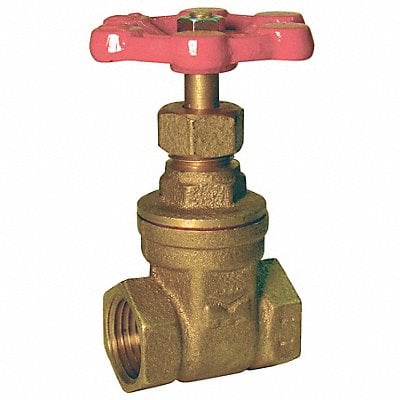 Gate Valve Brass 1/2 In Brass MPN:6TWJ8