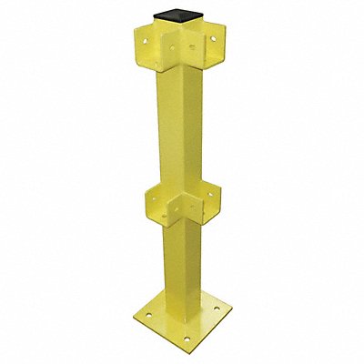 Corner Post 45 in Yellow Steel MPN:22DN06